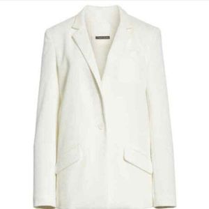 Tracy Reese Plus Size White Blazer